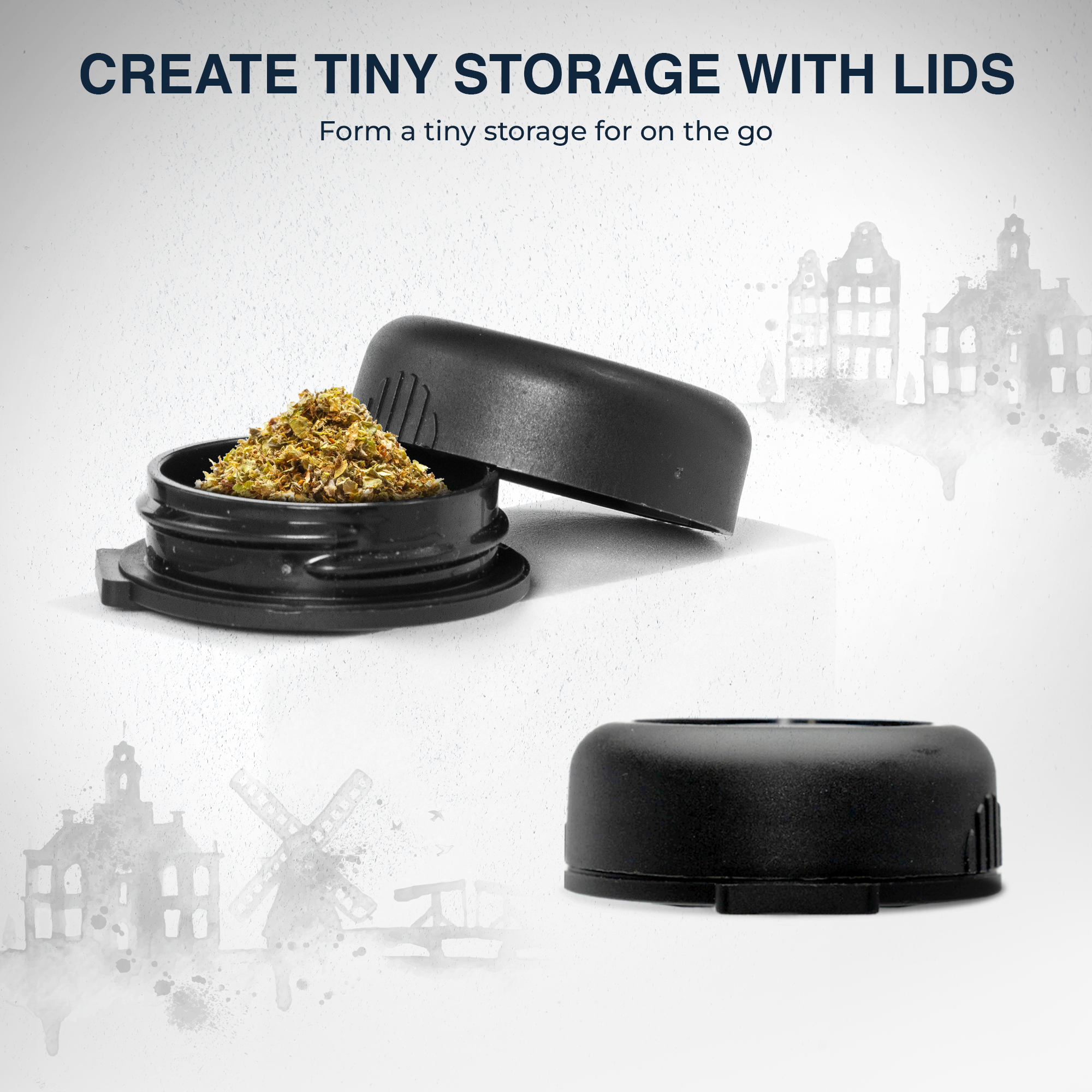 The Giftset | grinder + storage