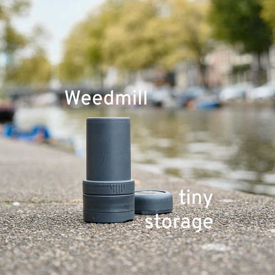 Weedmill and Tiny Storage Dark Gray