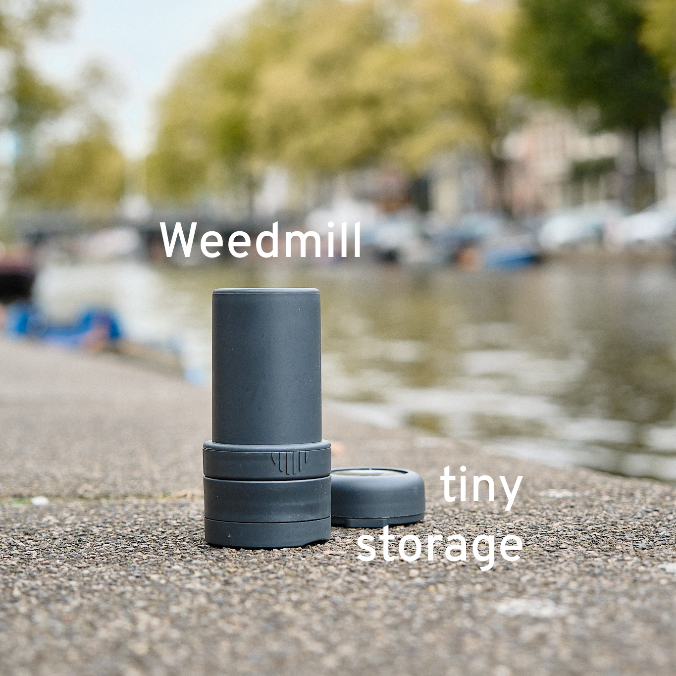 Weedmill and Tiny Storage Dark Gray