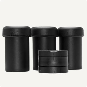 MaryMILL bundle with one grinder and three storage jars